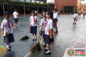 13 ก.ค.61 ร.ร.เทศบาล 3 (ยมราชสามัคคี) จัดกิจกรรม Big Cleaning Day