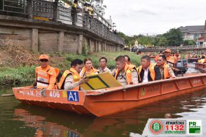 22ก.ค.62 ลงพื้นที่และลงเรือสำรวจลำตะคองบริเวณริมลำตะคอง ชุมชนวัดท่าตะโก ณ วัดสุสาน