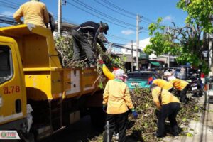 10 ก.ค.63 ลงพื้นที่ทำความสะอาด