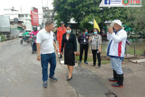 21 ต.ค.63 เฝ้าระวังและควบคุมสถานการณ์น้ำต่อเนื่อง