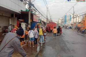 18 ม.ค.64 ลงพื้นที่ล้างตลาดเและฉีดพ่นยาฆ่าเชื้อไวรัสโควิด-19